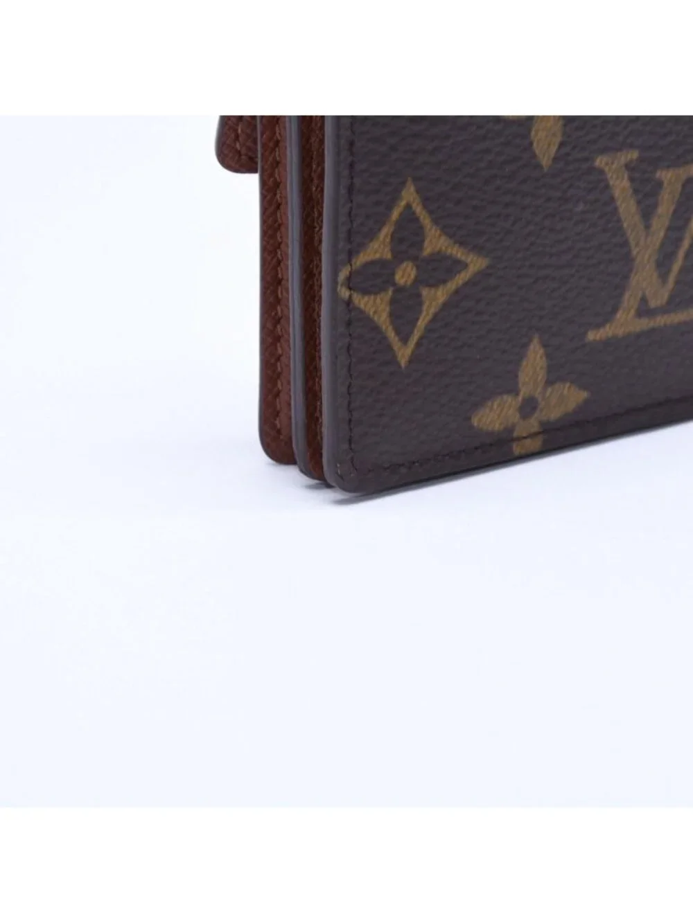 Louis Vuitton Porte Monnaie Arcodian Monogram Canvas Brown Coin Purse Card Case